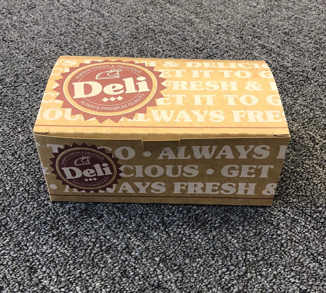 Take-Out Box Tuck-Top 7X4.25X2.75 IN Paper Rectangle 250/Case