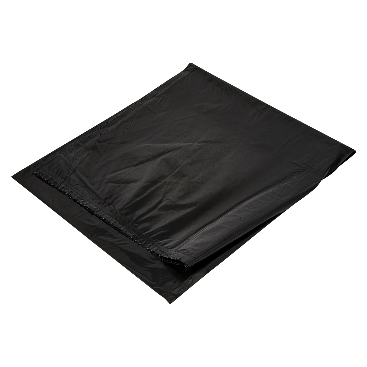 Victoria Bay Can Liner 43X47 IN Black Plastic 1.2MIL Flat Pack 100