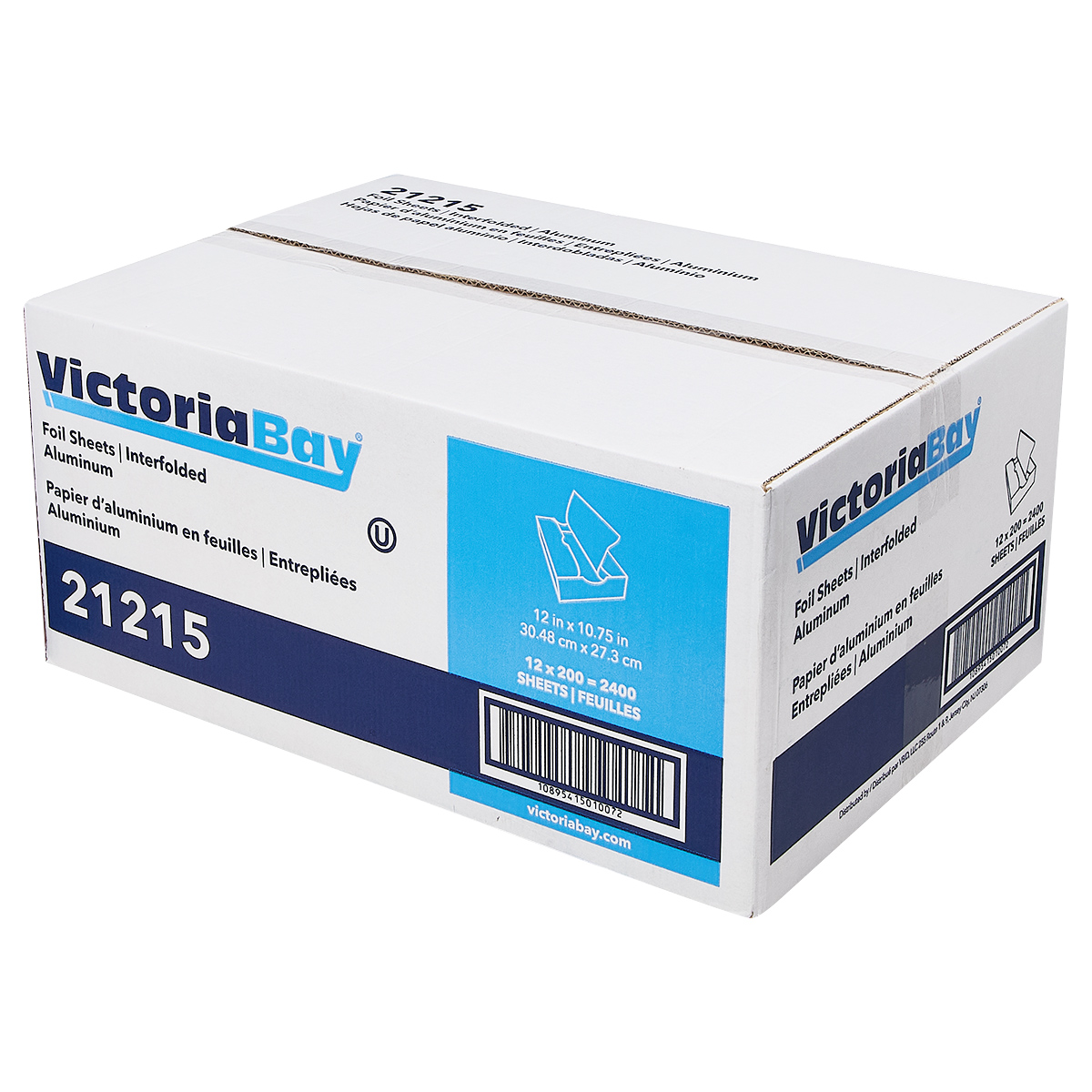 Victoria Bay Foil Sheets 12X10.75 IN Aluminum Silver Interfold