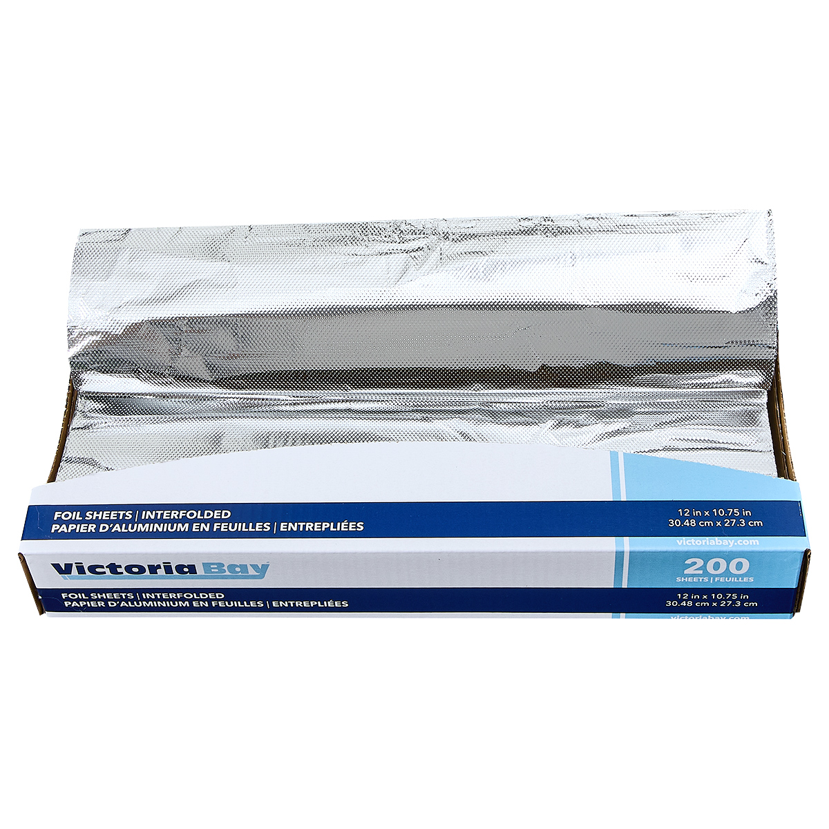まとめ売り foil 英語 Victoria Bay Foil Sheets 12X10.75 IN Aluminum Silver Interfold