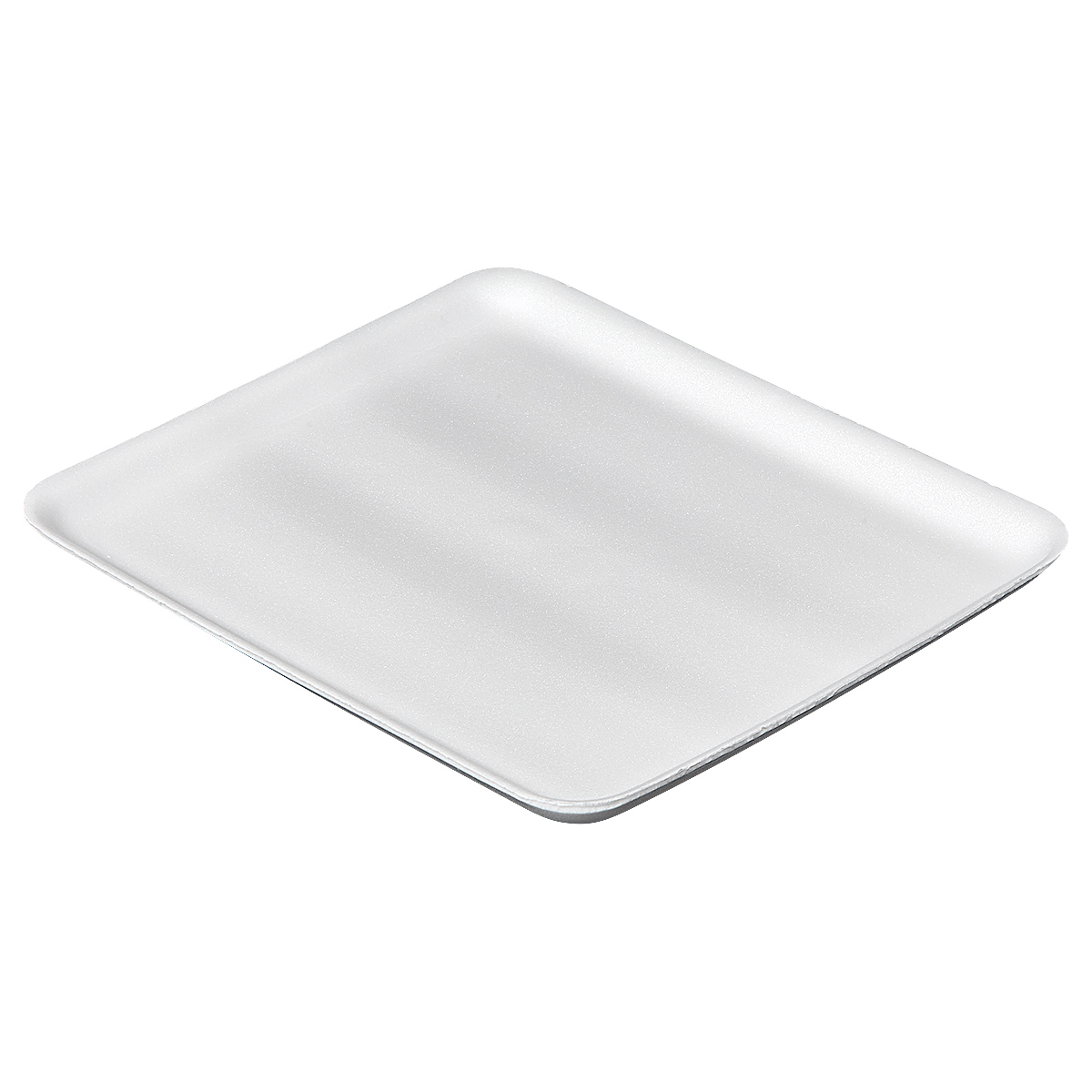 12S Meat Tray 9X11X0.63 IN Polystyrene Foam White Rectangle 250