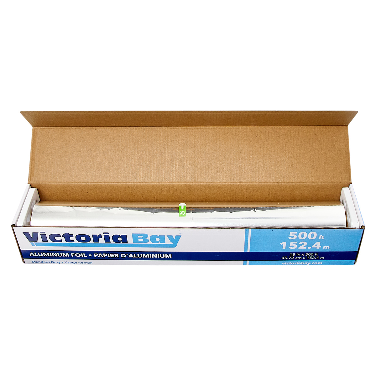 Victoria Bay Food Foil Roll 18IN X500FT Aluminum Standard Duty 1
