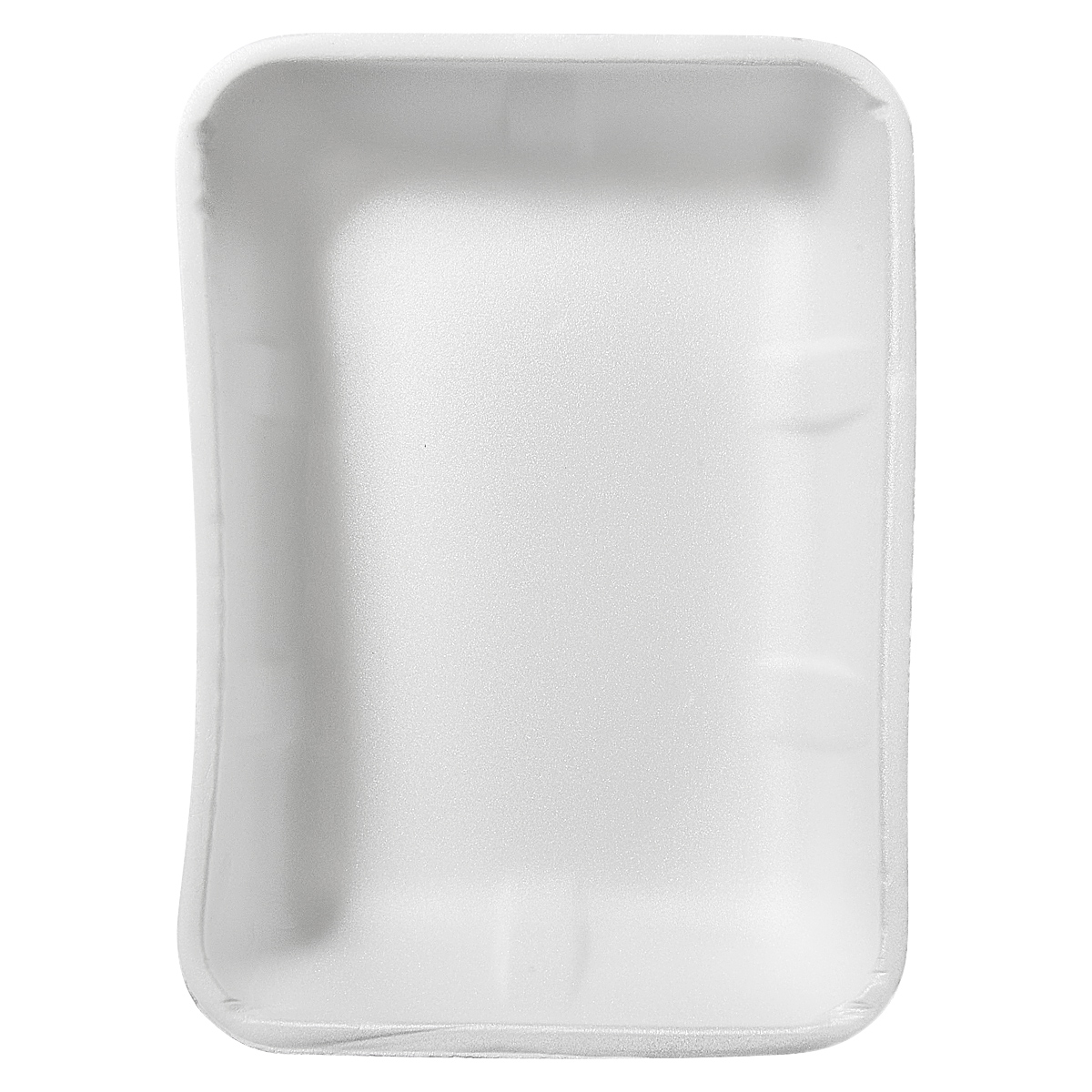20K Meat Tray 8.75X12X2.4 IN Polystyrene Foam White Rectangle