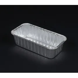 Bread & Loaf Pan 2 LB 8.6875X4.5625X2.375 IN Aluminum Silver