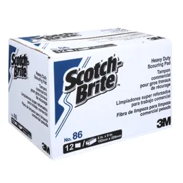 その他 Scotch P6-60HGN Scotch-Brite™ 86 Scouring Pad 9X6 IN Heavy Duty Fiber Green