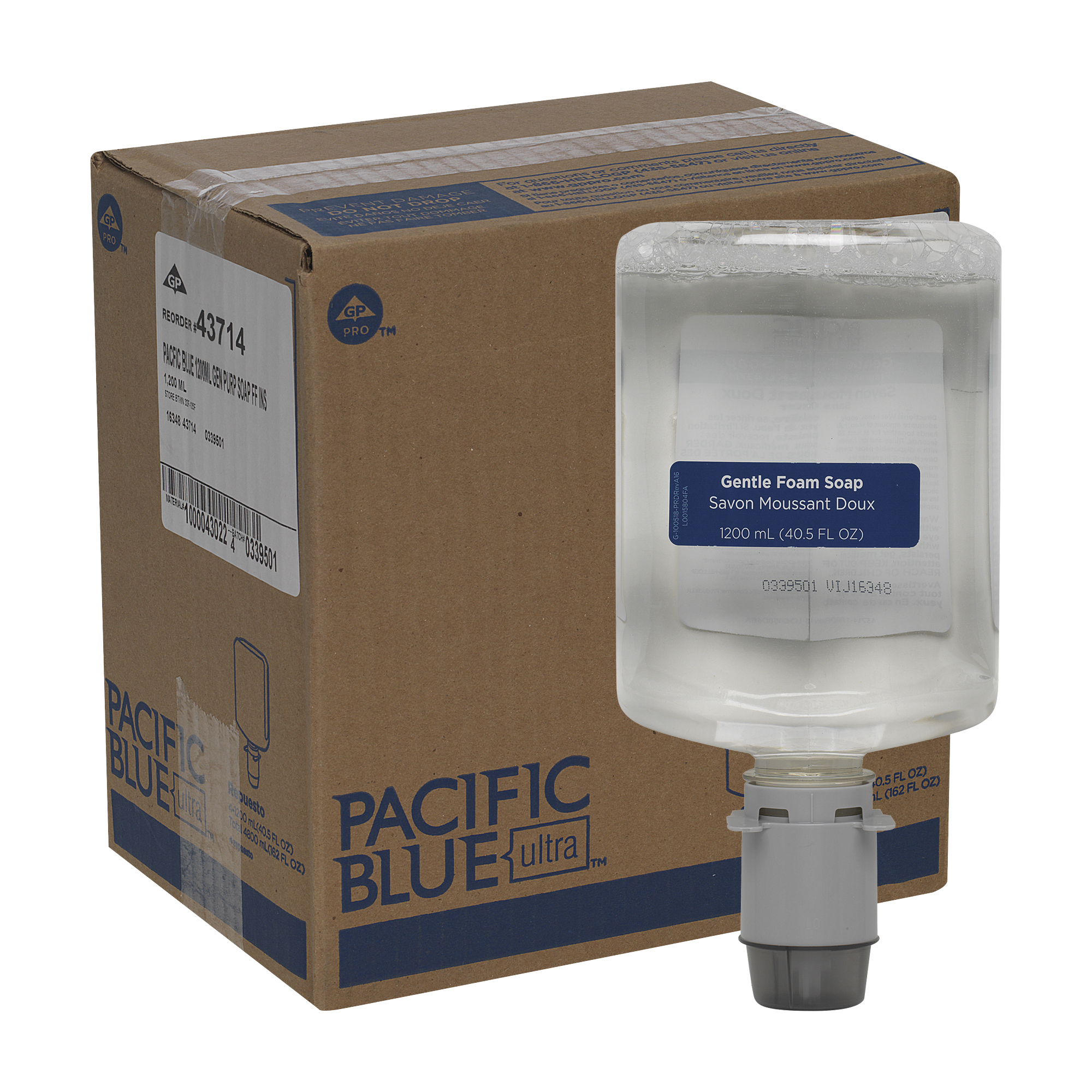 Pacific Blue Ultra™ Hand Soap Foam 1200 mL Unscented Fragrance