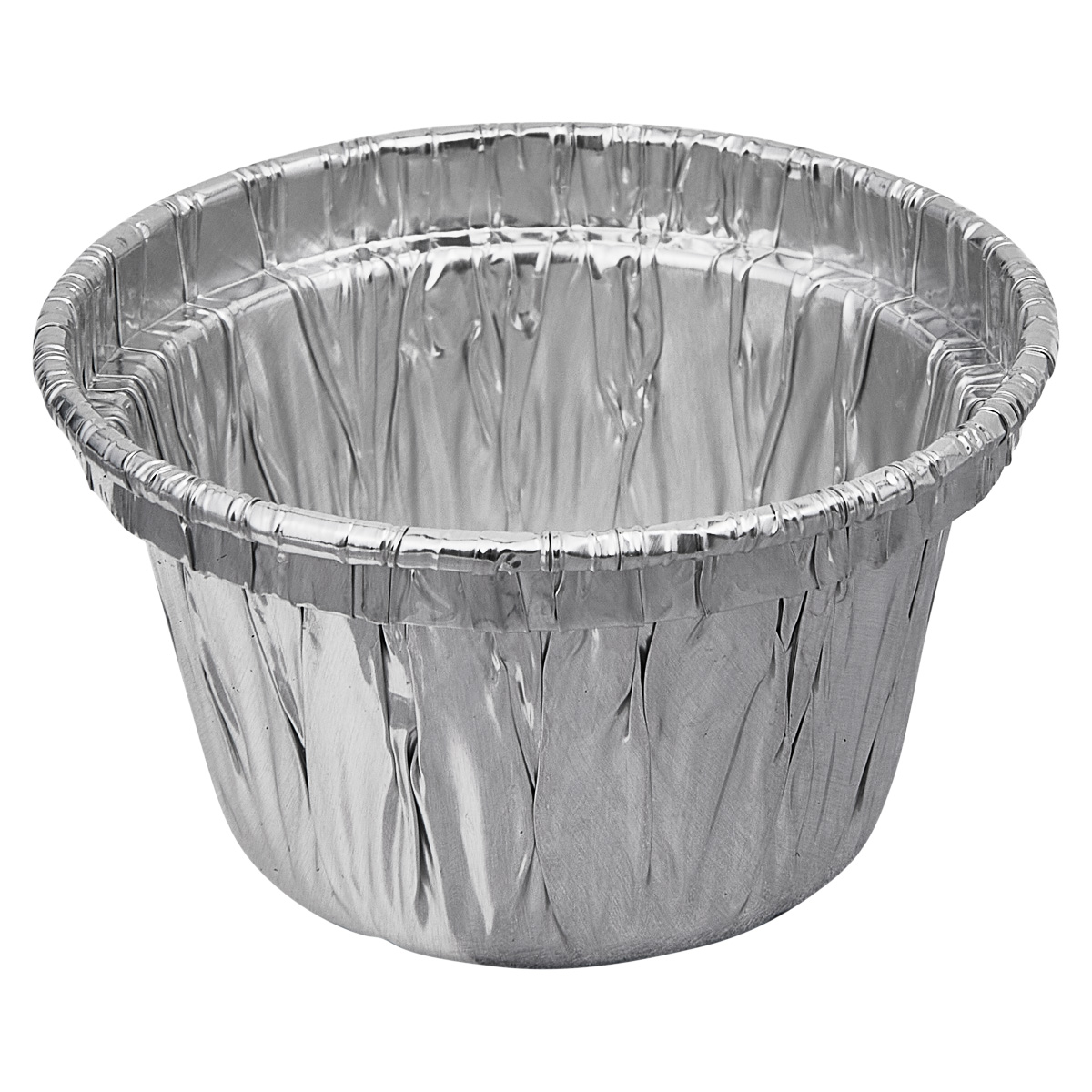 Victoria Bay Sauce Souffle & Portion Cup 2 OZ Aluminum Silver Round 80  Count/Pack 25 Packs/Case 2000 Count/Case | Imperial Dade