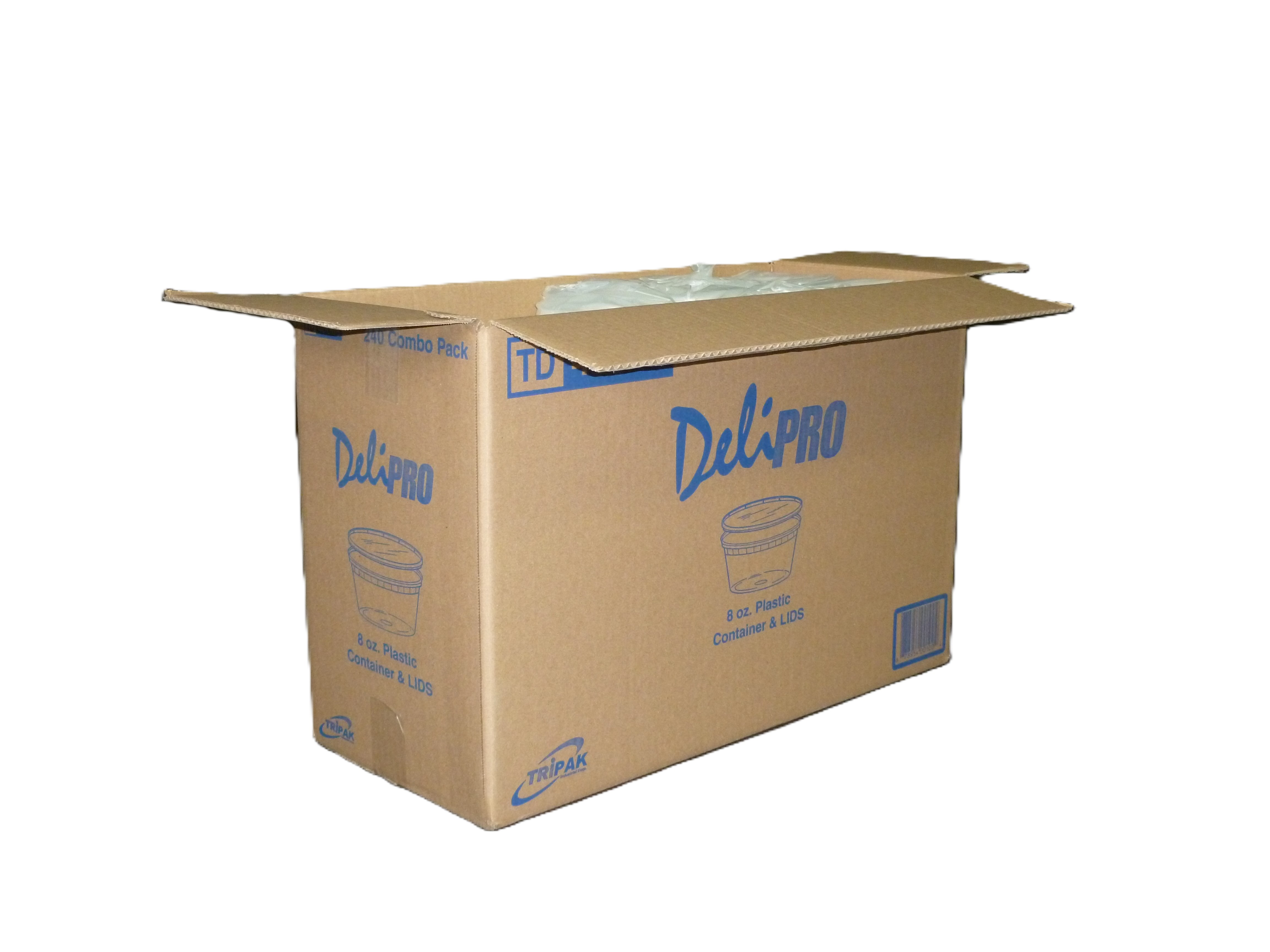 同級生 Forever Collection LD BOX RE4700 Deli Container Base & Lid Combo 8 OZ PP 240/Case | Imperial Dade