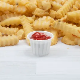 Solo® Souffle & Portion Cup 1 OZ Paper White 250 Count/Bag 20 Bags/Case ...