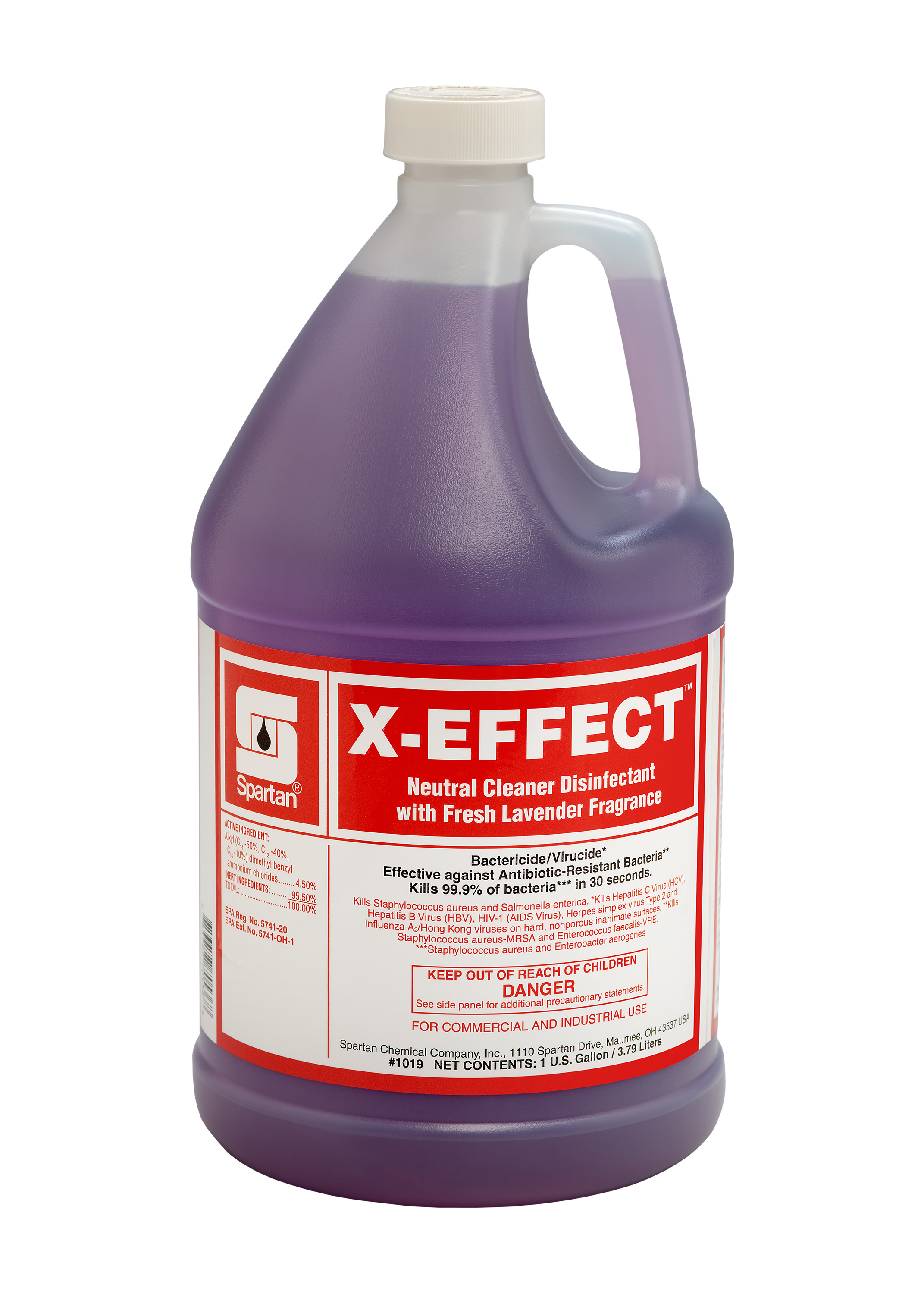 X-EFFECT® Fresh Lavender One-Step Disinfectant 1 GAL Multi Surface
