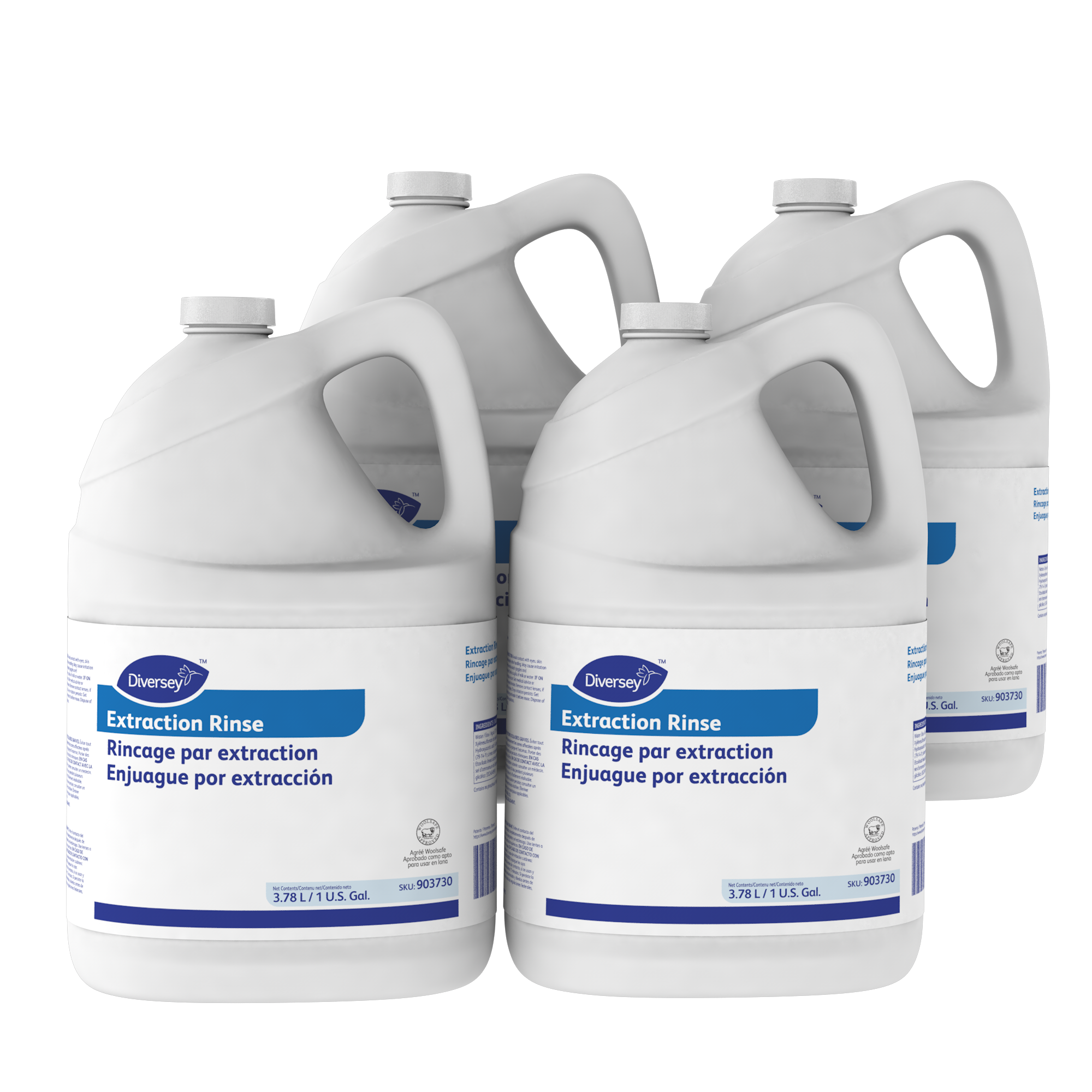 Diversey Fruity Scent Carpet Extraction Rinse 1 GAL Liquid 4/Case