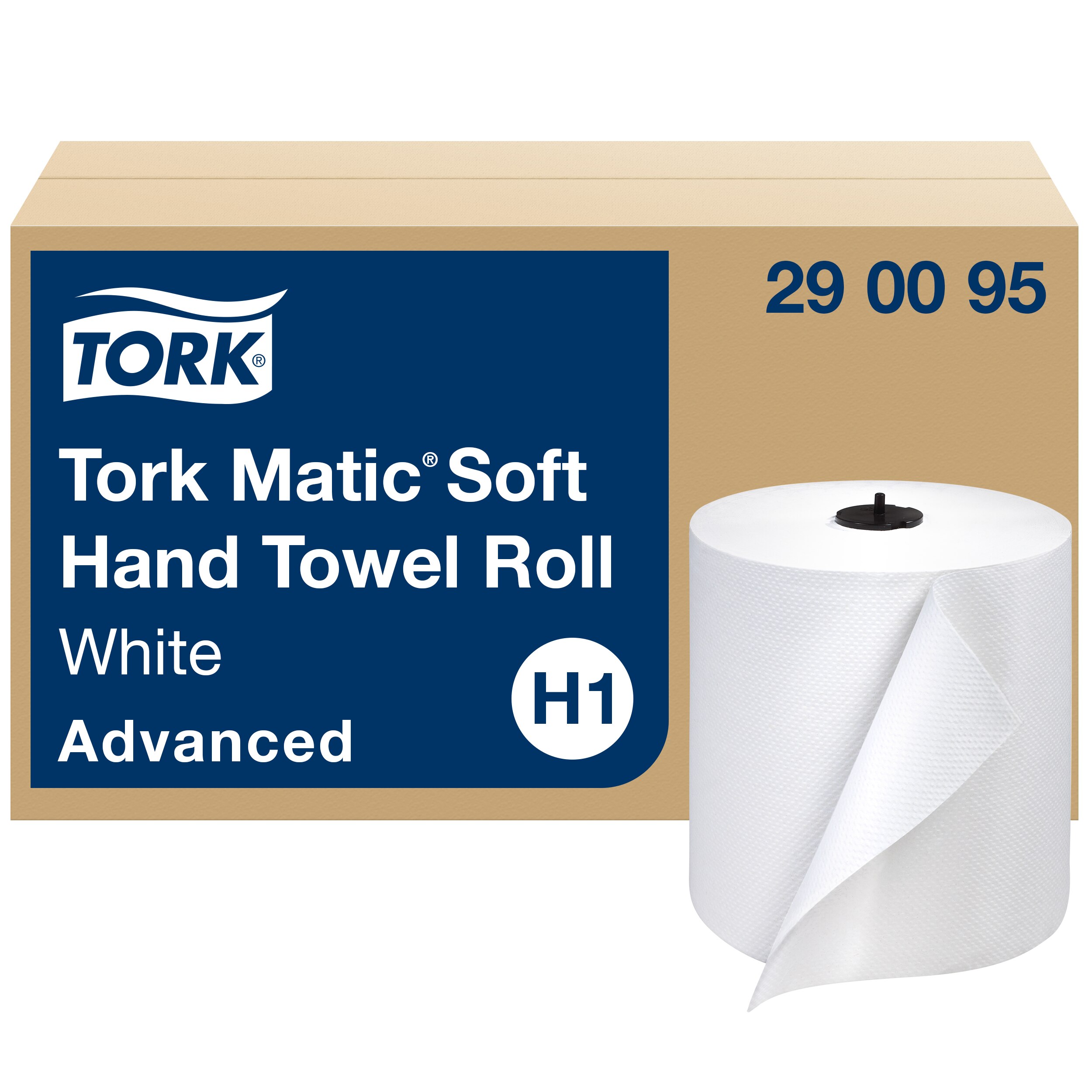Tork Matic® Roll Paper Towel H1 7.68IN X900FT White Hardwound