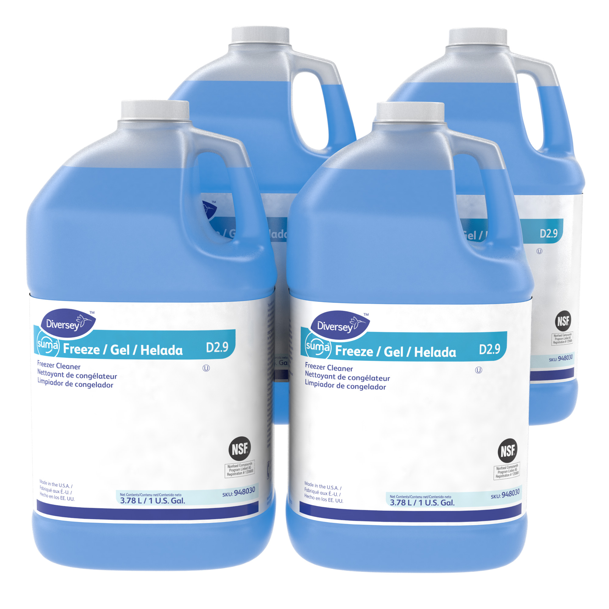 Suma® Fridge & Freezer Cleaner 1 GAL Liquid RTU Kosher 4/Case