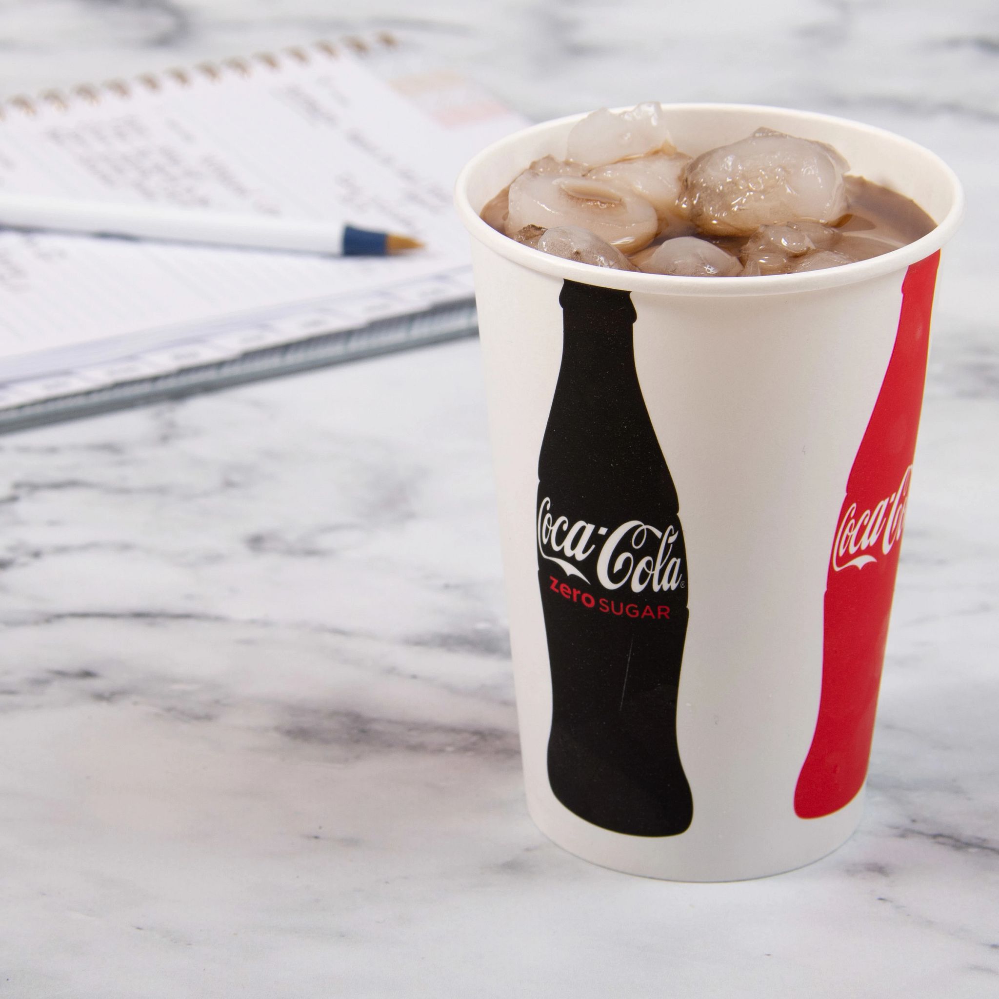 Solo® Cold Cup 16 OZ Double Sided Poly Paper (DSP) Multicolor Coca