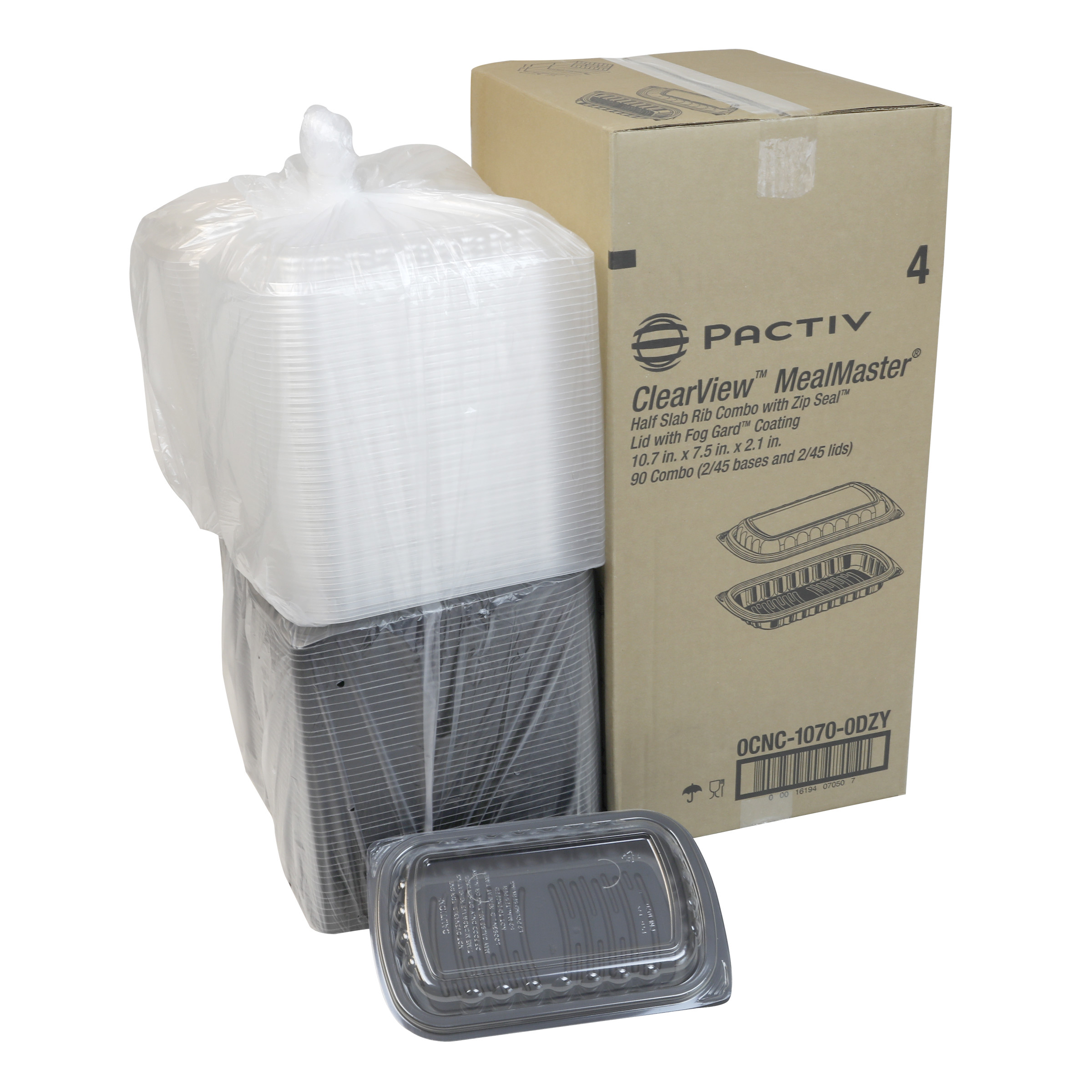 Dodgers スーベニア容器セット Half Rib Take-Out Container Base & Lid Combo With Dome Lid 34.3 OZ