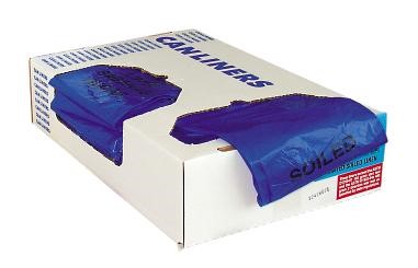 Heritage Can Liner 30X43 IN Blue LLDPE 1.3MIL 200/Case | Imperial Dade