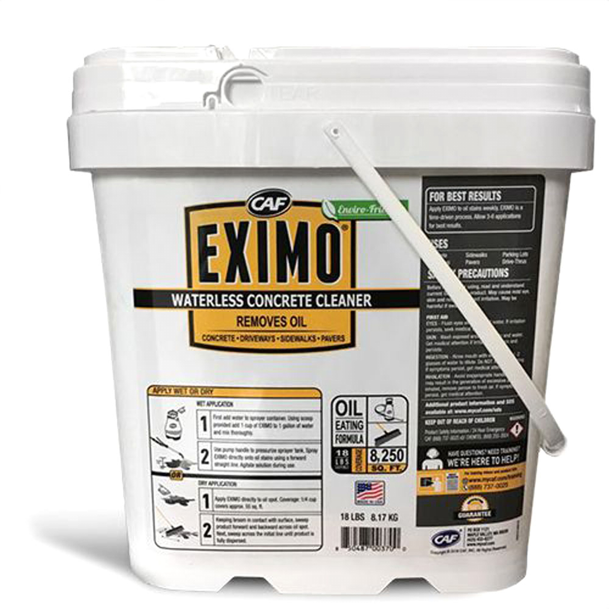 菊芋　20kg EXIMO® Concrete Cleaner 18 LB Powder Waterless 1/Each | Imperial Dade