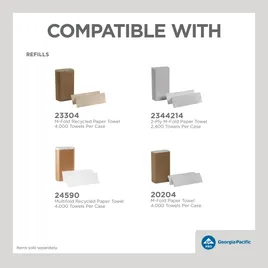 Georgia-Pacific Pro® Paper Towel Dispenser 4.25X11.63 IN White