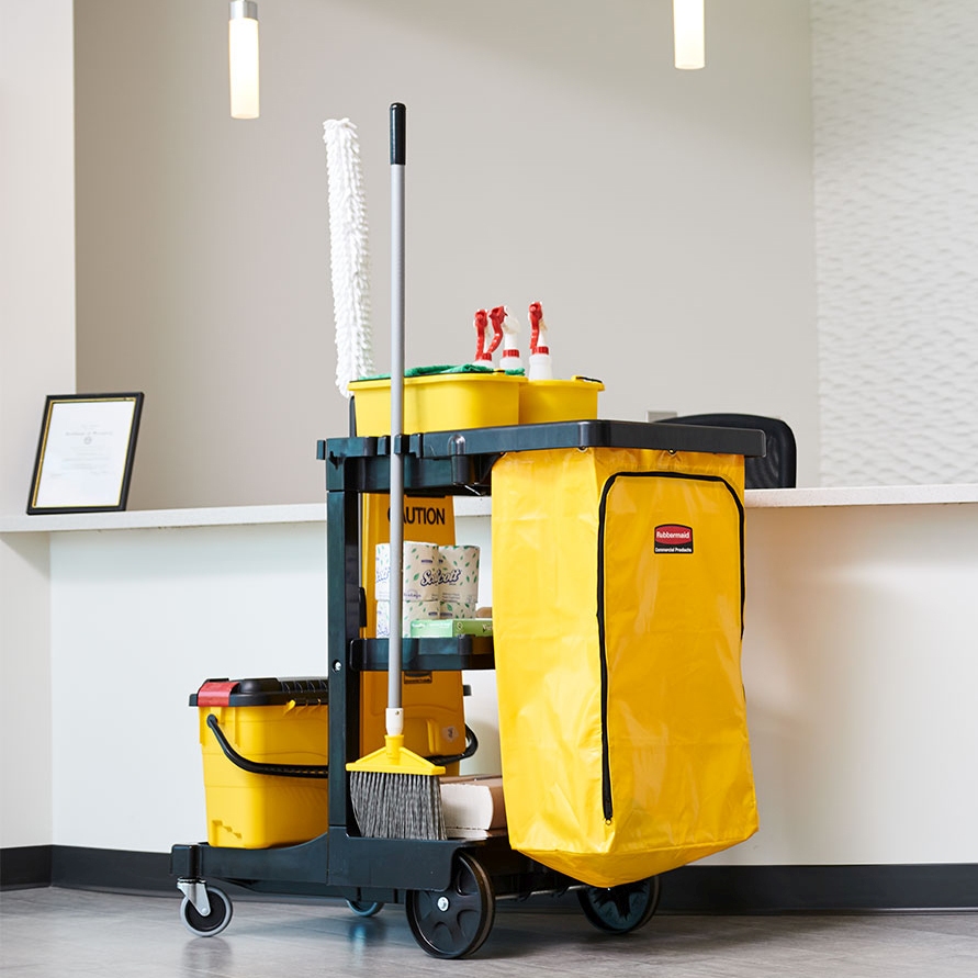 Sanitizing Caddy Yellow Plastic 10 Quart 1/Each | Imperial Dade