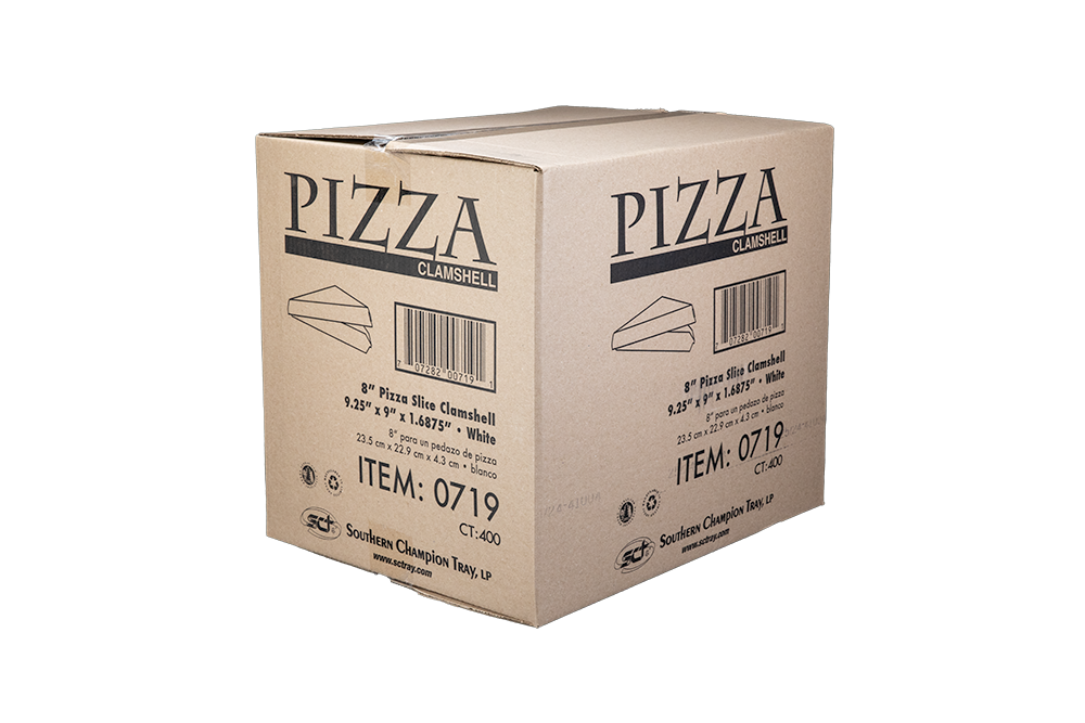 Pizza Slice Container White Triangle 400/Case | Imperial Dade