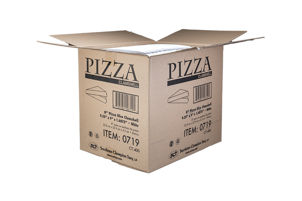 Pizza Slice Container White Triangle 400/Case | Imperial Dade