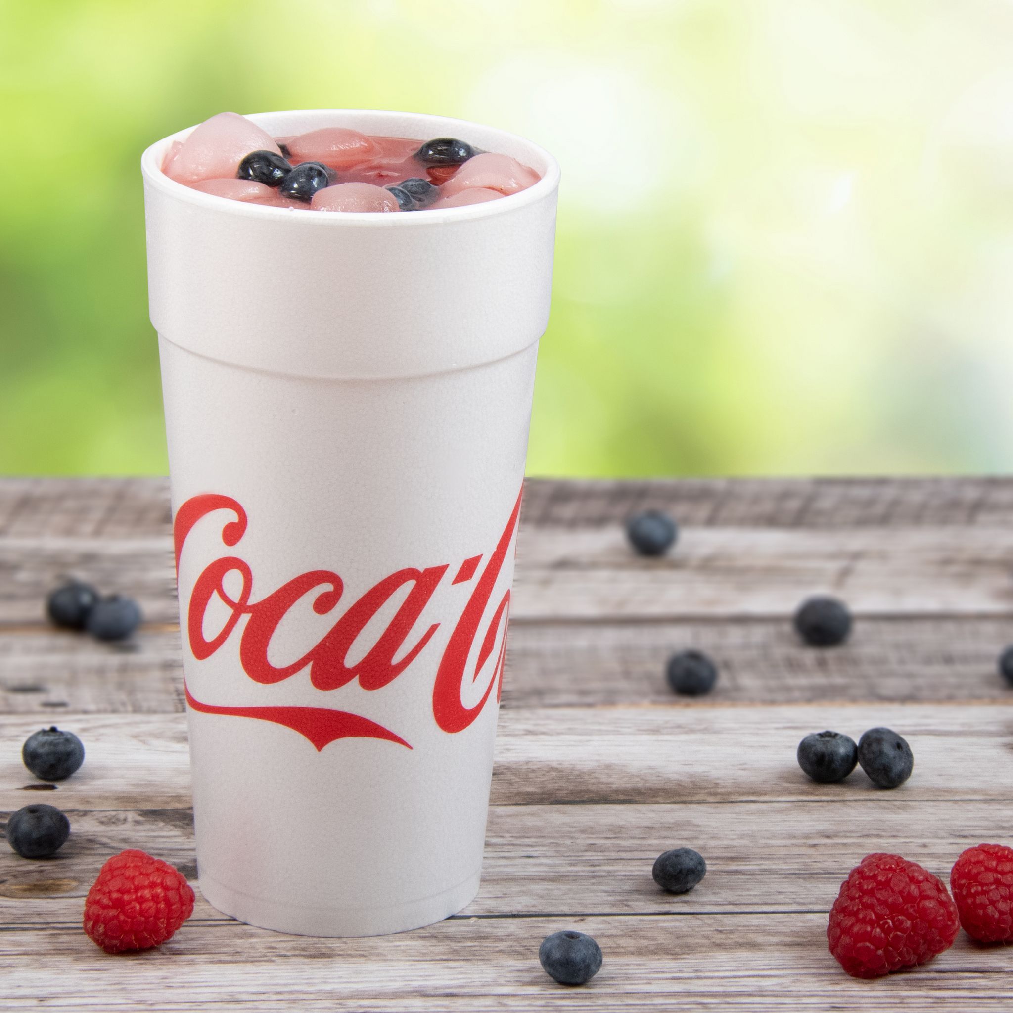 Dart® J Cup® Cup Insulated 24 OZ EPS White Red Coca-Cola