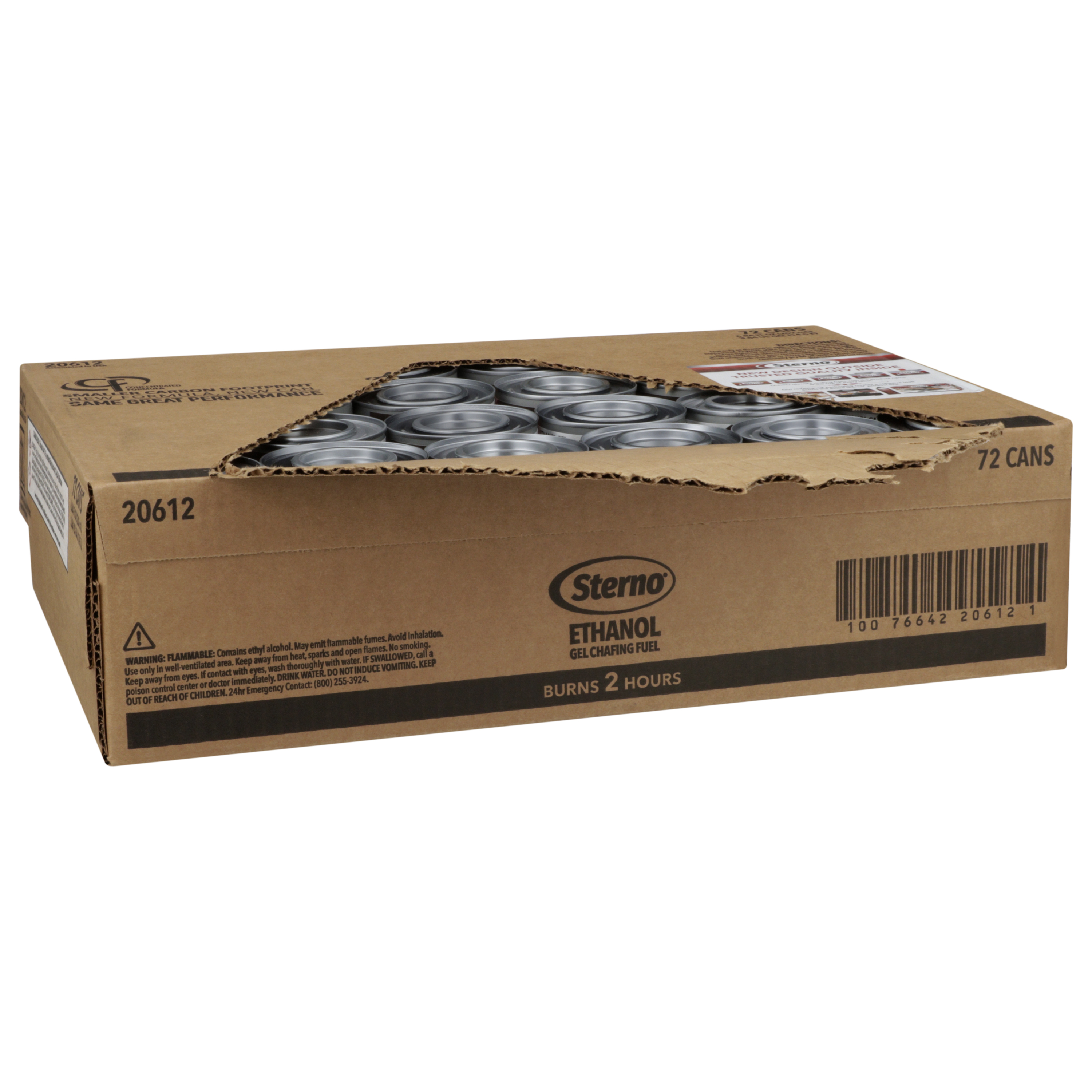 Green Chafing Fuel 2-HR Gel 72/Case | Imperial Dade