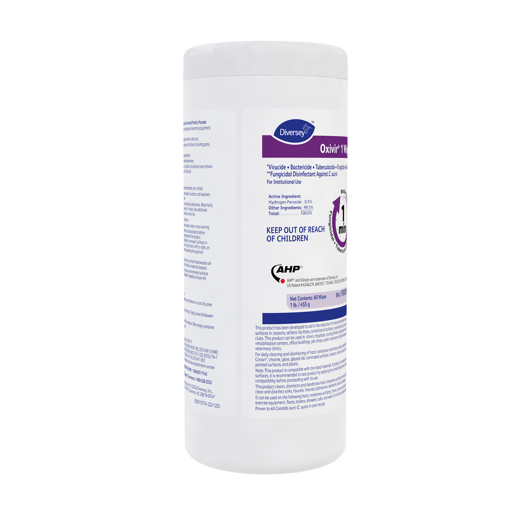 Oxivir® 1 One-Step Disinfectant Multi Surface Wipe Accelerated Oxivir® 1 One-Step Disinfectant Multi Surface Wipe Accelerated