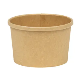 Soup Food Container 10 OZ Kraft Paperboard Single Wall Poly