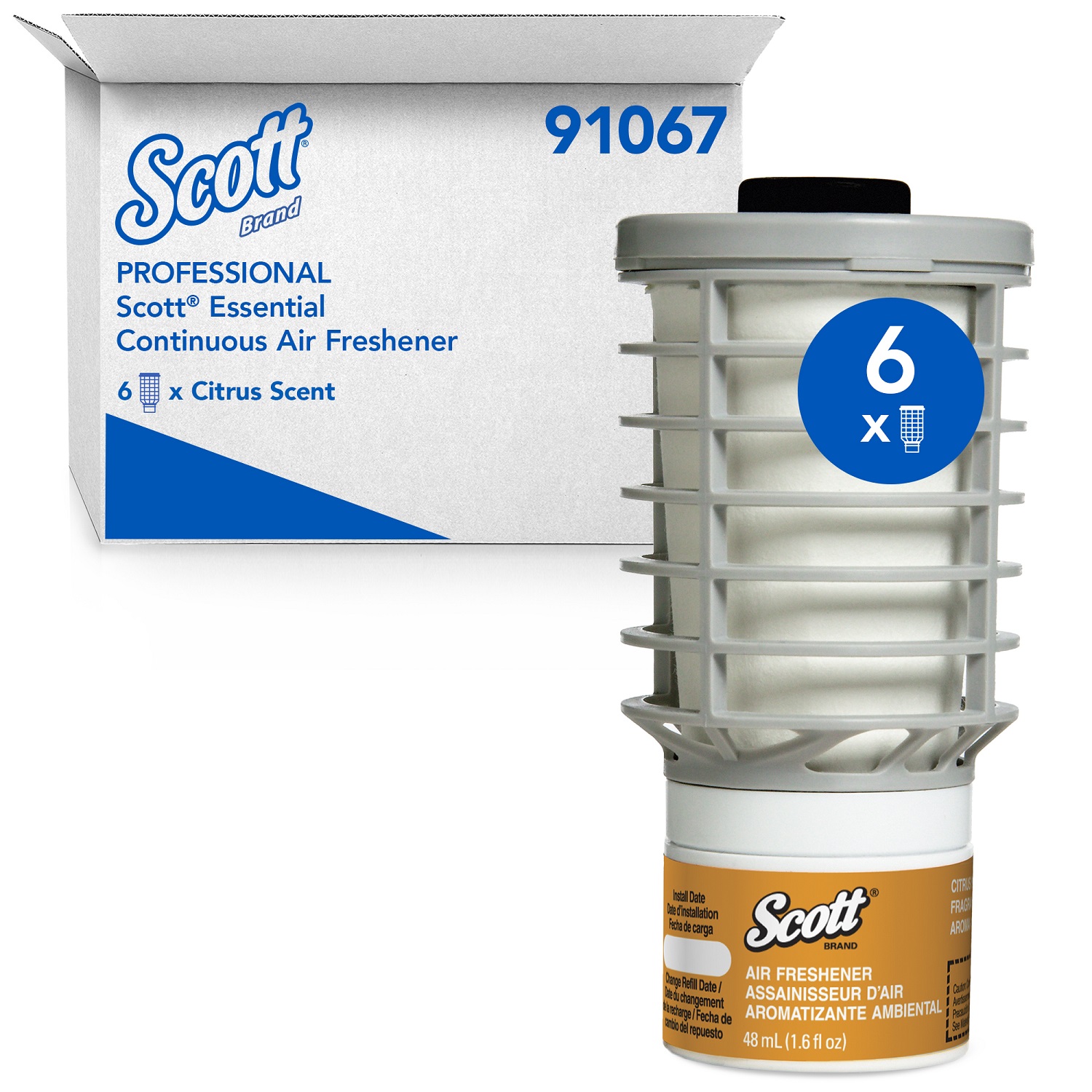 Scott® Essential Air Freshener Citrus Scent 2.3X4.4X2.3 IN
