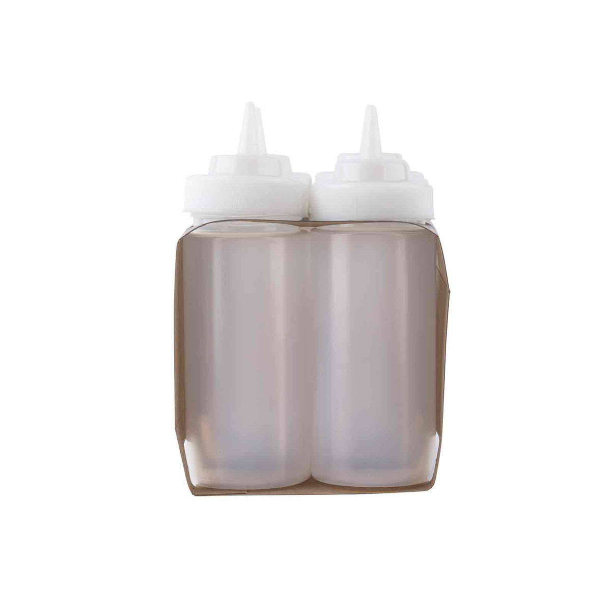 Bottle Squeeze 16 OZ PE Clear Wide Mouth 6/Pack | Imperial Dade