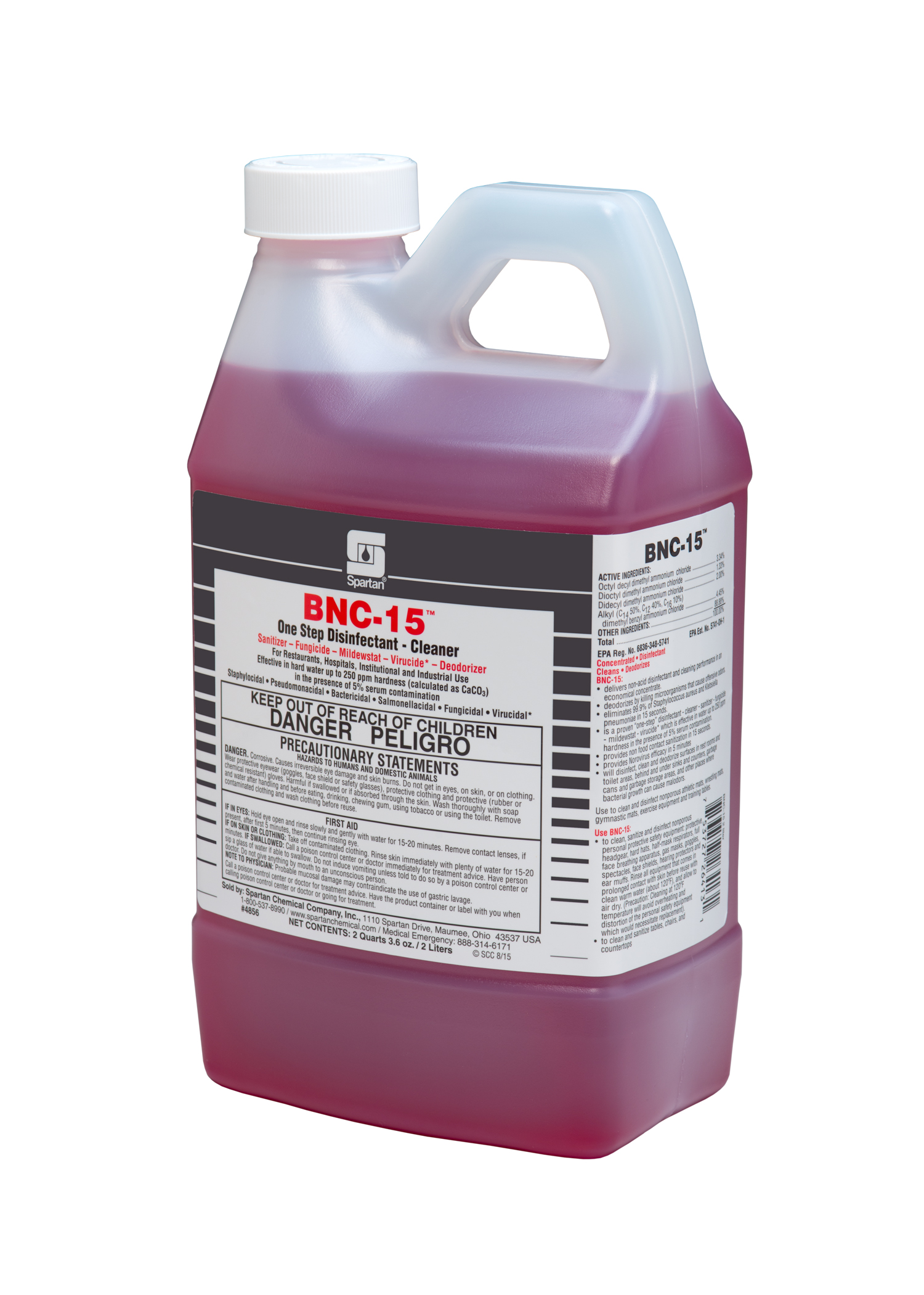 BNC-15® Floral One-Step Disinfectant 2 L Daily Multi Surface
