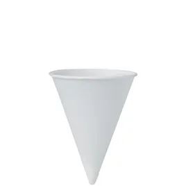 unmovable プロモ　コーリング神戸 Solo® Cold Cup Cone Water 4 OZ Treated Paper White 200 Count