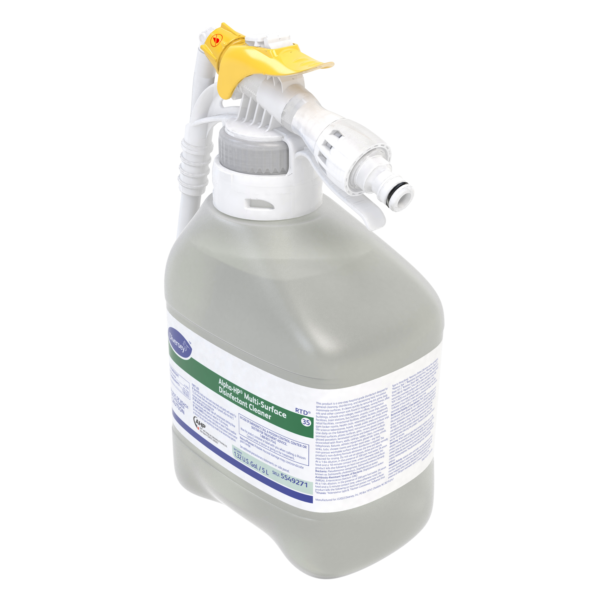 Alpha-HP® Citrus Scent One-Step Disinfectant 1.5 L Multi Surface