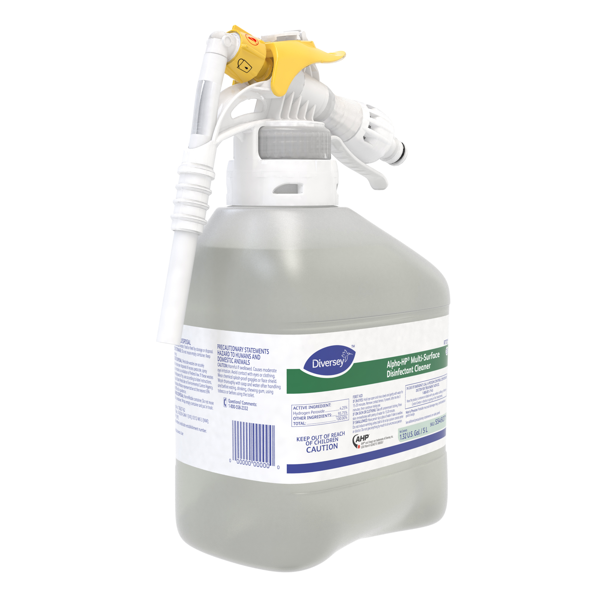 Alpha-HP® Citrus Scent One-Step Disinfectant 1.5 L Multi Surface