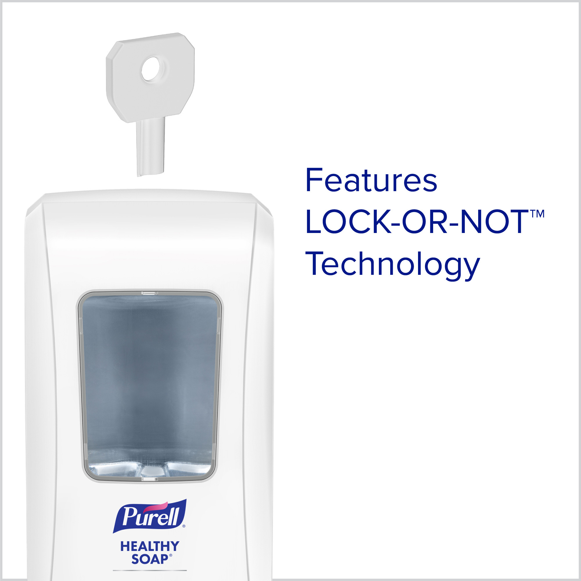 Purell® HEALTHY SOAP™ Hand Soap Dispenser 2000 mL White ABS Wall
