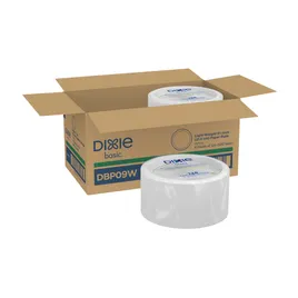 Dixie Basic Plate 8.5 IN Paper White Kosher 500/Case | Imperial Dade