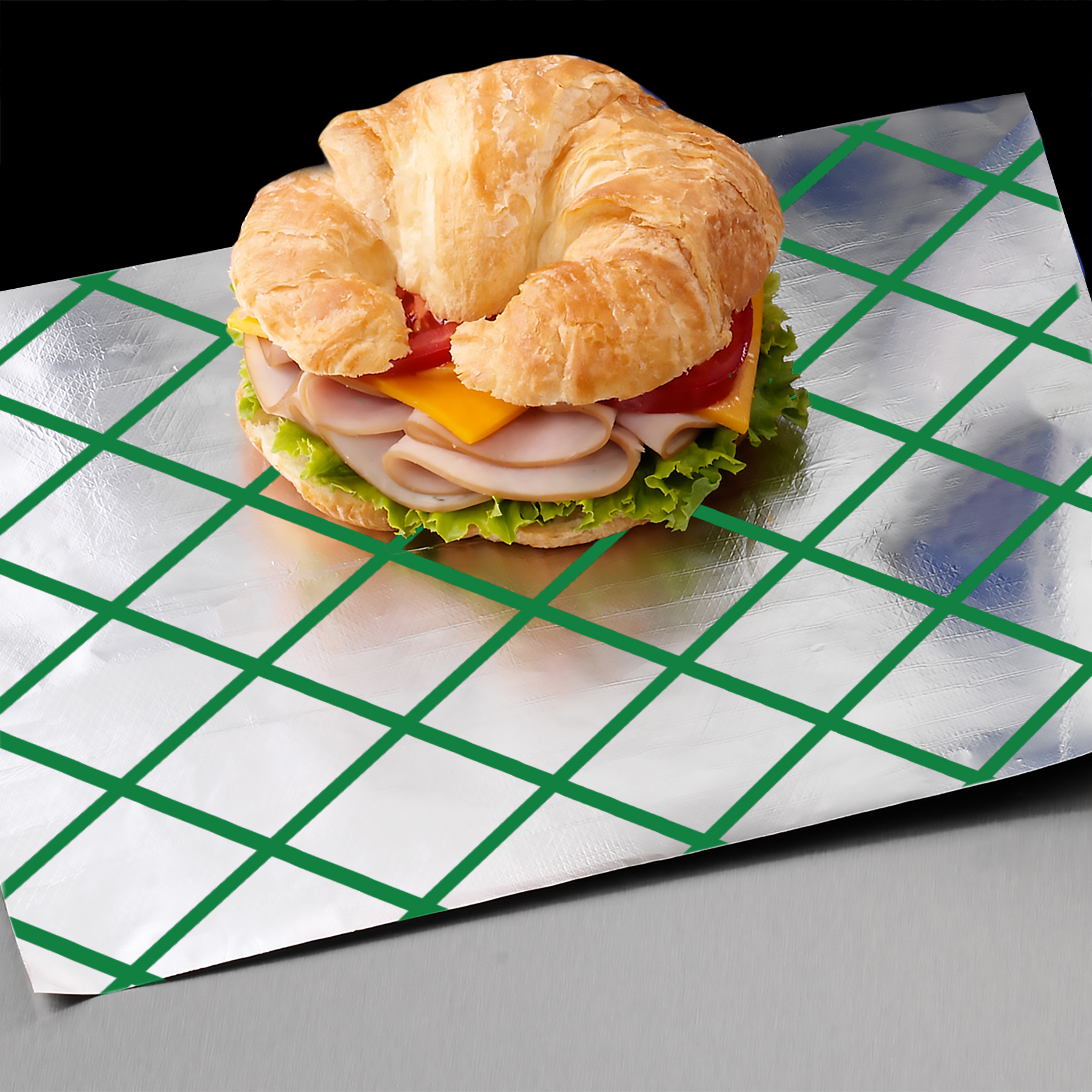 Foil Sheets 9X10.75 IN Aluminum Green Interfold 3000/Case