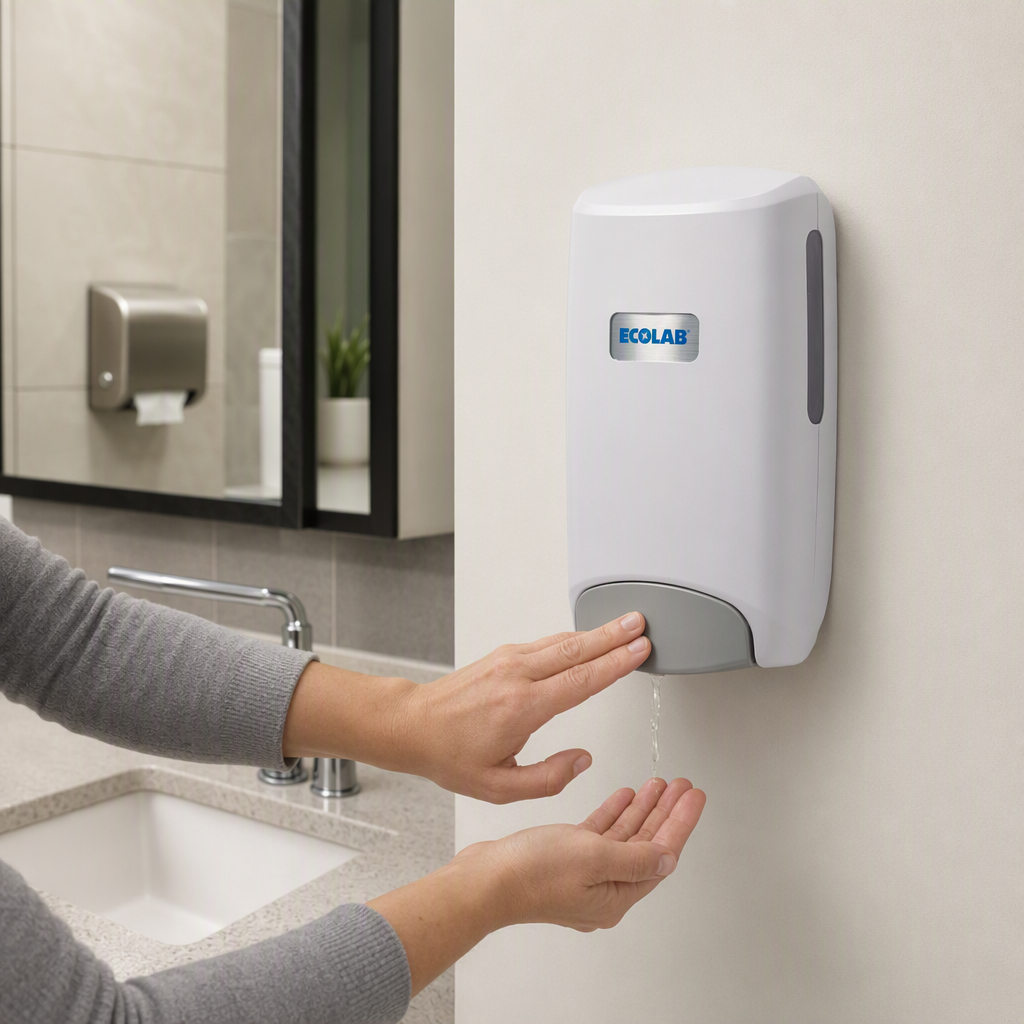 Nexa Classic Hand Sanitizer & Soap Dispenser White Manual 1/Each