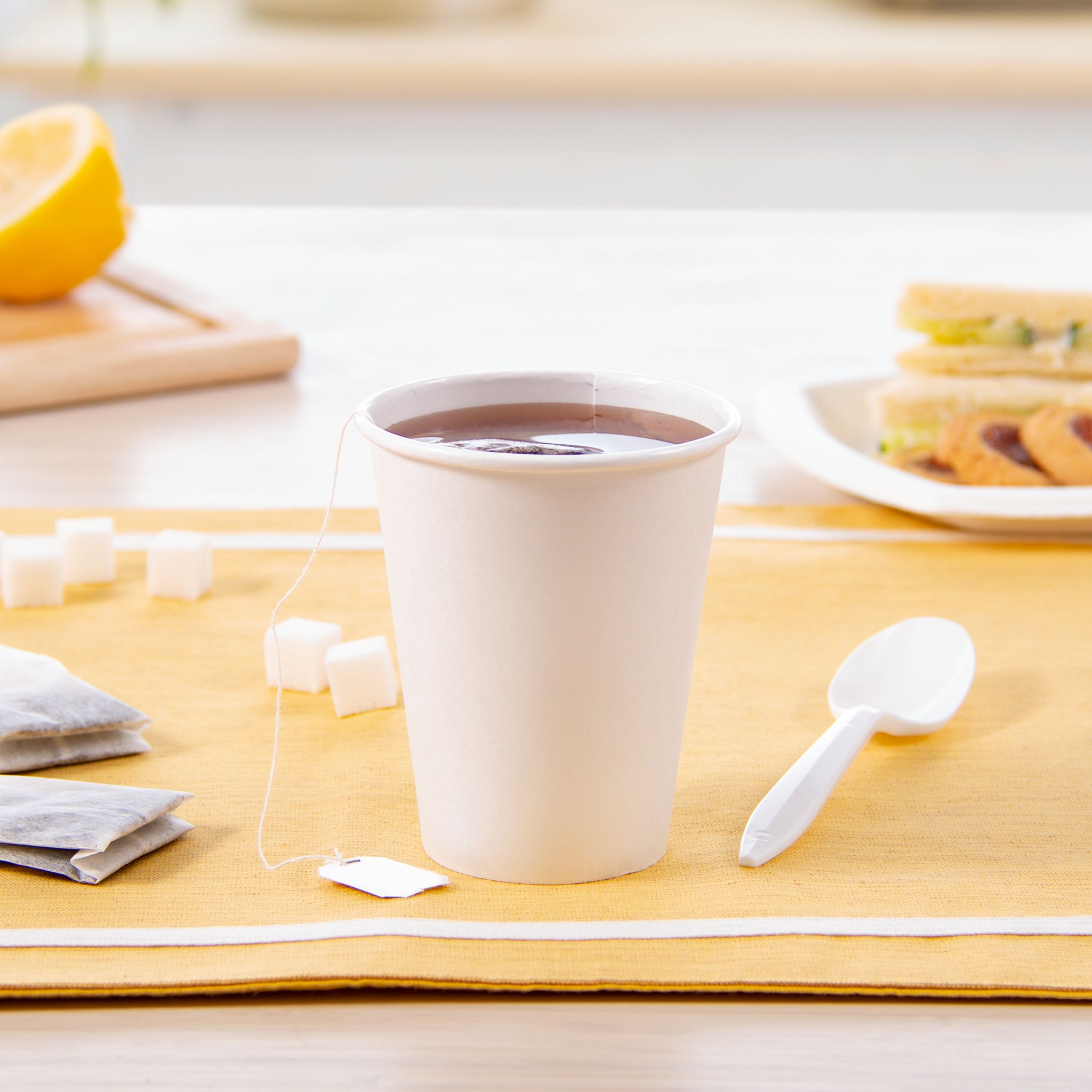 トップス POTE Solo® Hot Cup 8 OZ SSP White 50 Count/Pack 20 Packs/Case 1000