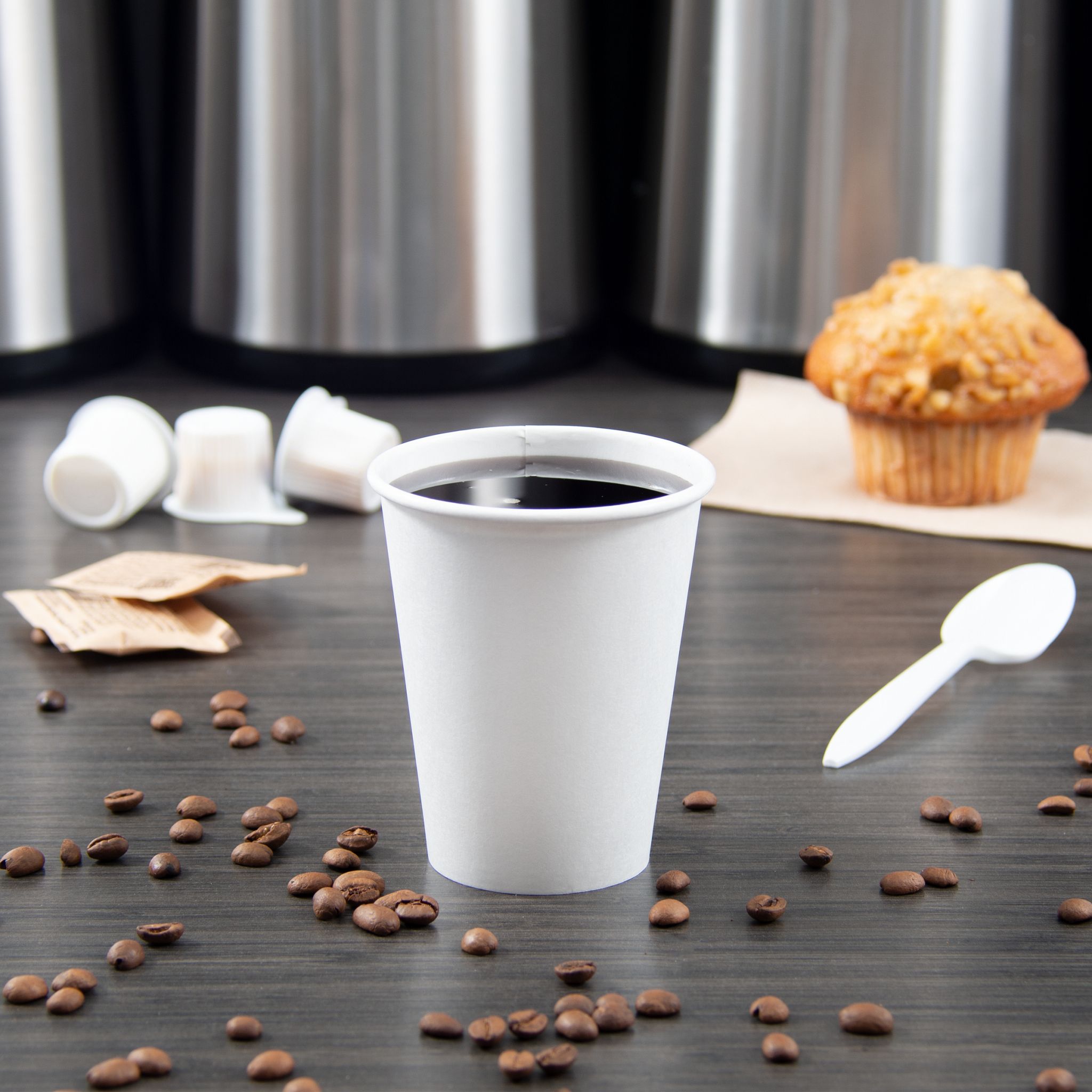 Solo® Hot Cup 8 OZ SSP White 50 Count/Pack 20 Packs/Case 1000