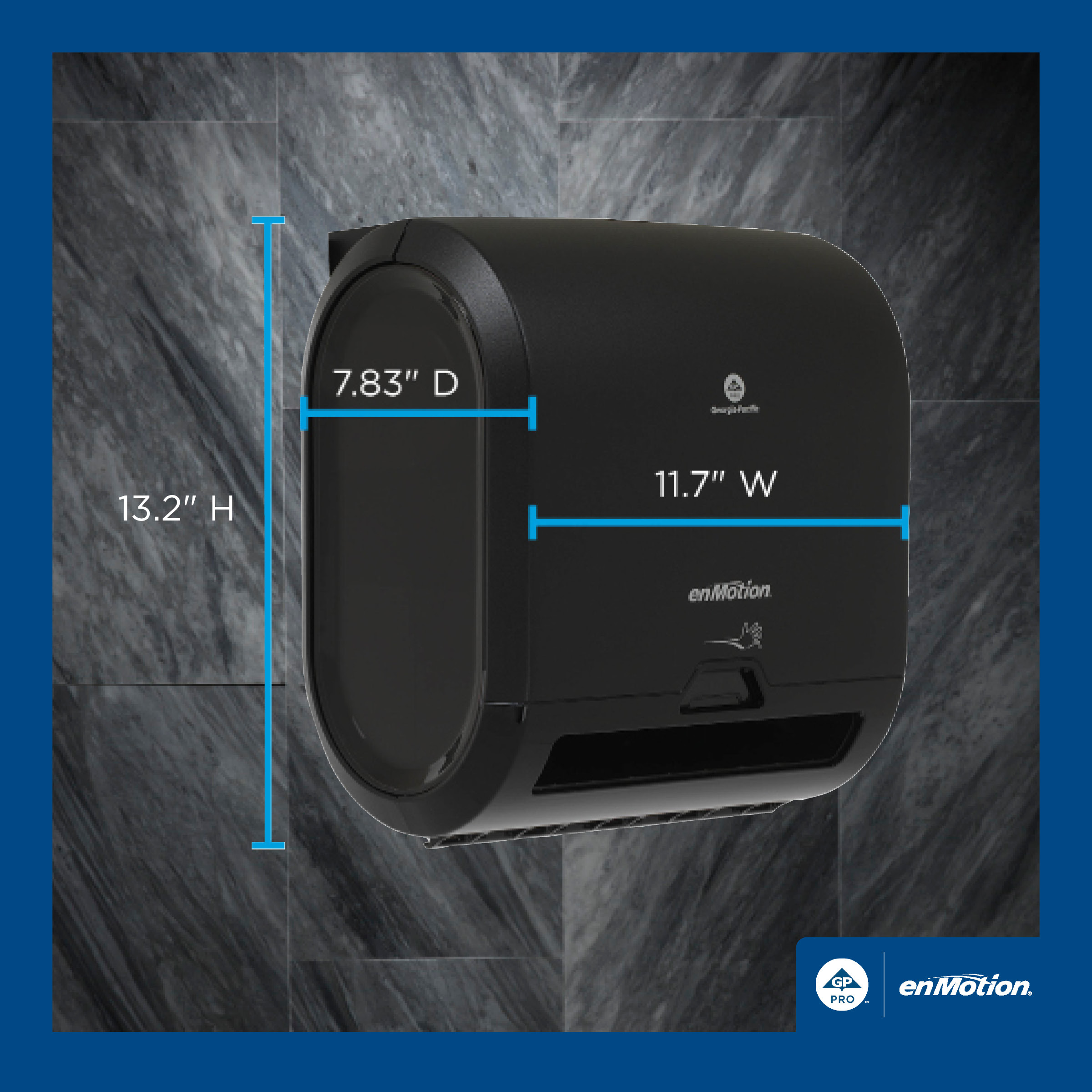 enMotion® Flex Mini Paper Towel Dispenser 9.5X13.23 IN Black