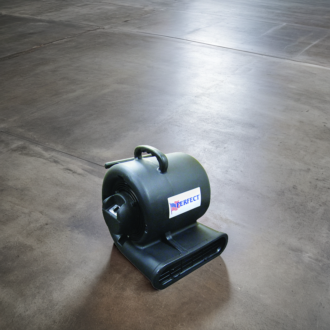 TC 2500 Air Mover Floor Fan .75 HP 3 Speed Settings Stackable 1