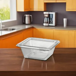 TODAYFUL Piping Tuck Combinasonオールインワン Fresh N' Sealed® Deli Container Hinged With Flat Lid 8 OZ