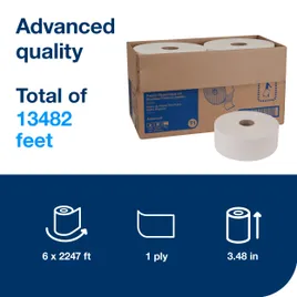 雑誌　TOILETPAPER Tork Toilet Paper & Tissue Roll T1 7.875X3.48 IN 2247 FT