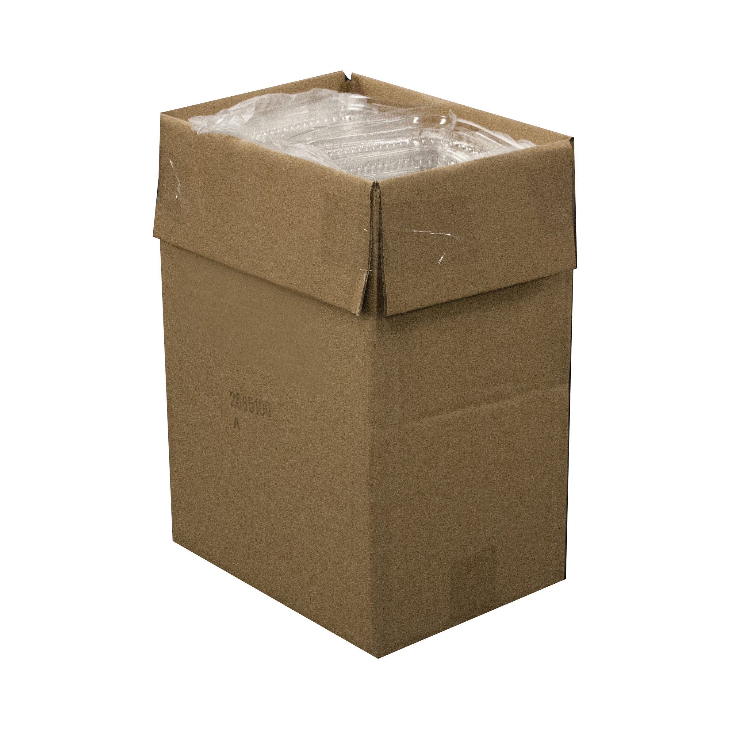 Take-Out Container Base & Lid Combo With Dome Lid 46 OZ Aluminum