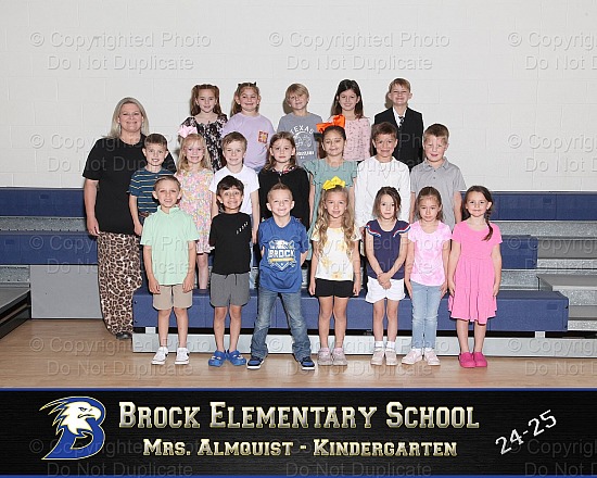 Brock Elementary Class Groups 24-25