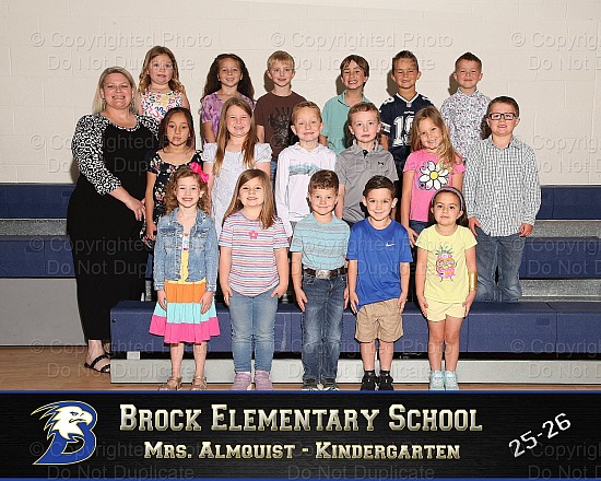 Brock Elementary Class Groups 25-26