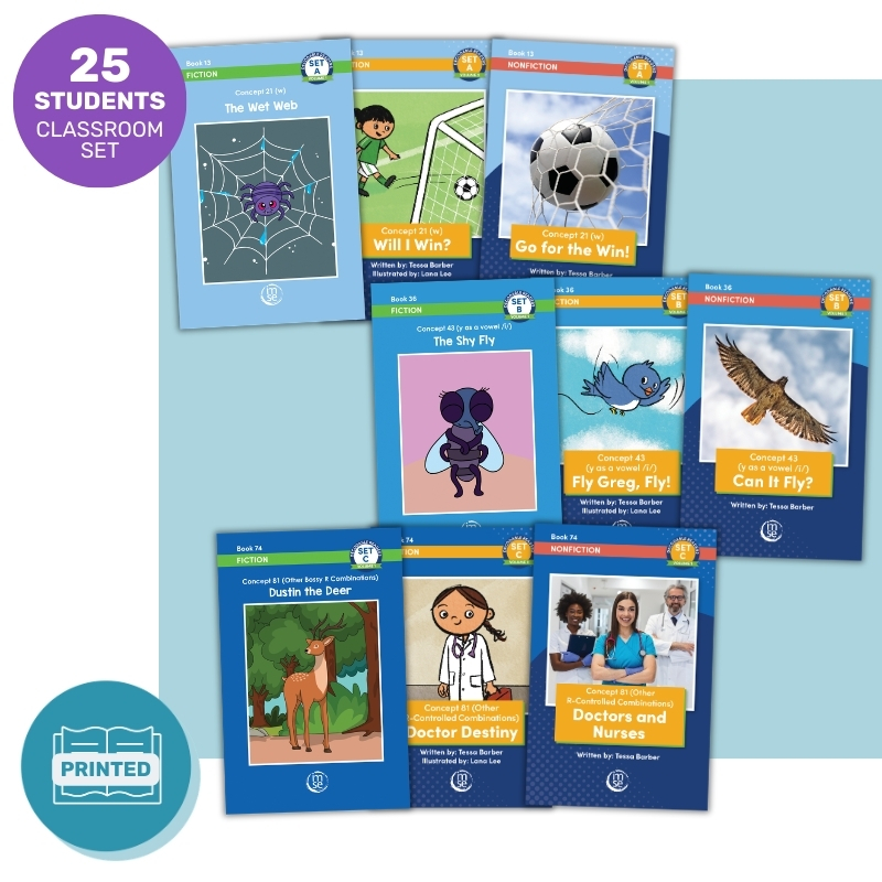 OG+ Decodable Reader Classroom Set (25 Students)