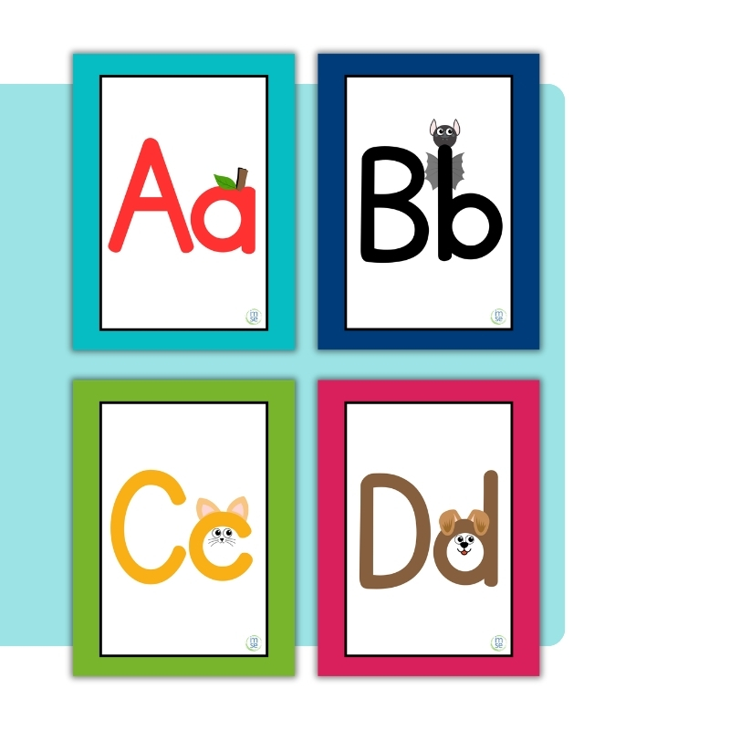 Pre-K Alphabet Mnemonic Cards